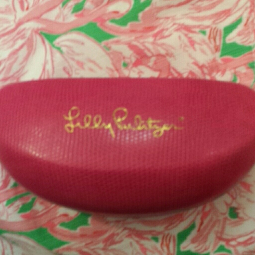 Lilly Pulitzer hard glasses case